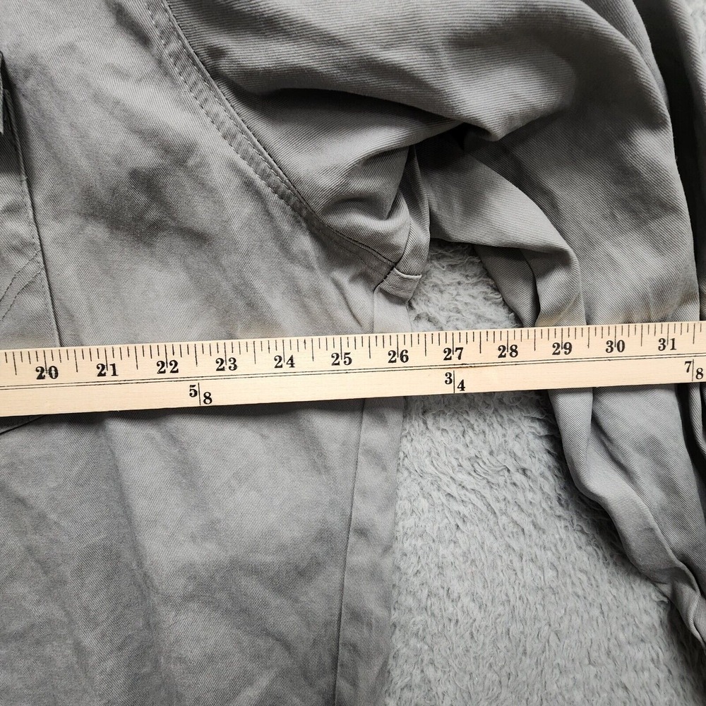 Wrangler Cowboy Cut Western‎ Firm Finish Work Shirt Mens 2X Gray Pearl Snap READ - Picture 14 of 15